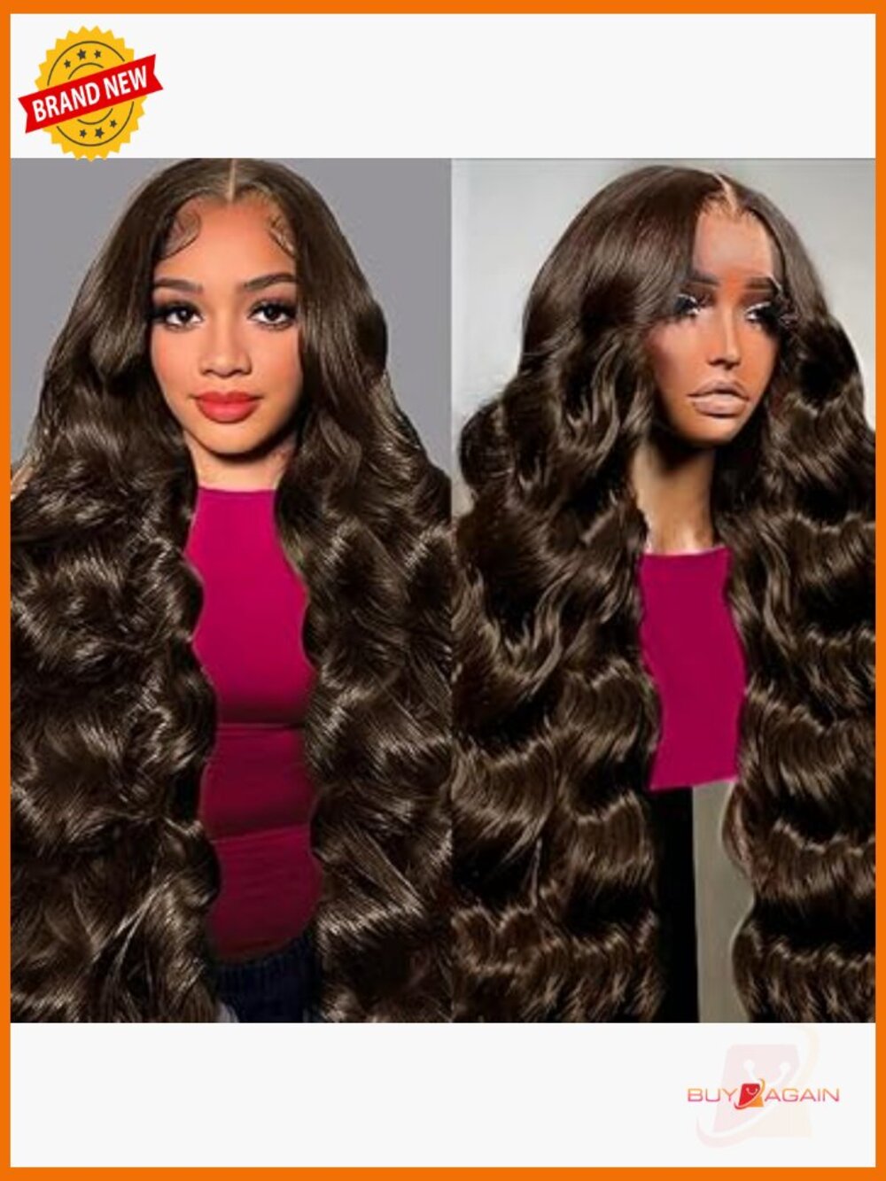 Human Hair Lace Front Wig 220 Density Body Wave 13x6 HD Lace Pre Plucked